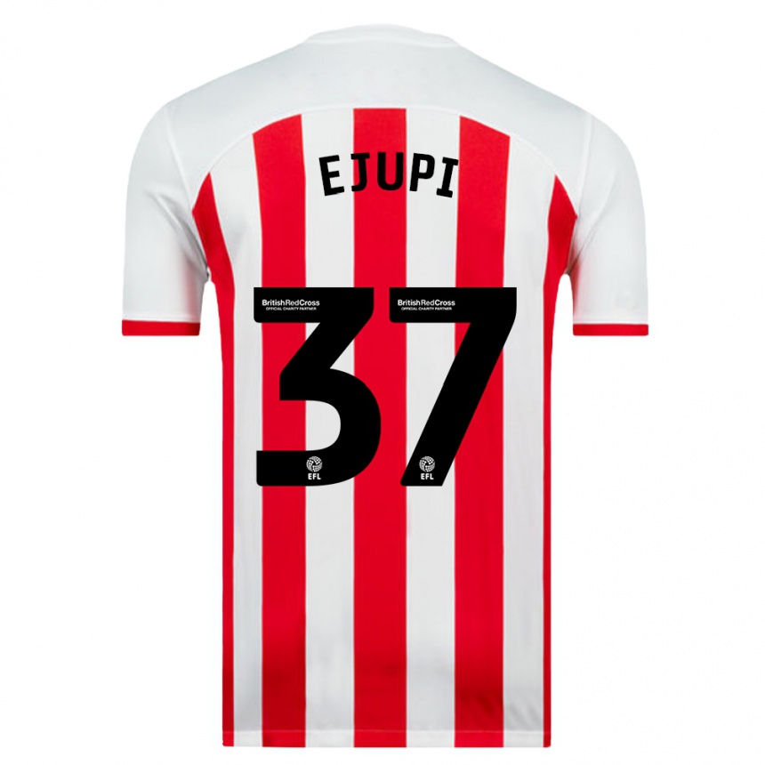 Men Football Elizabeta Ejupi #37 White Home Jersey 2023/24 T-Shirt