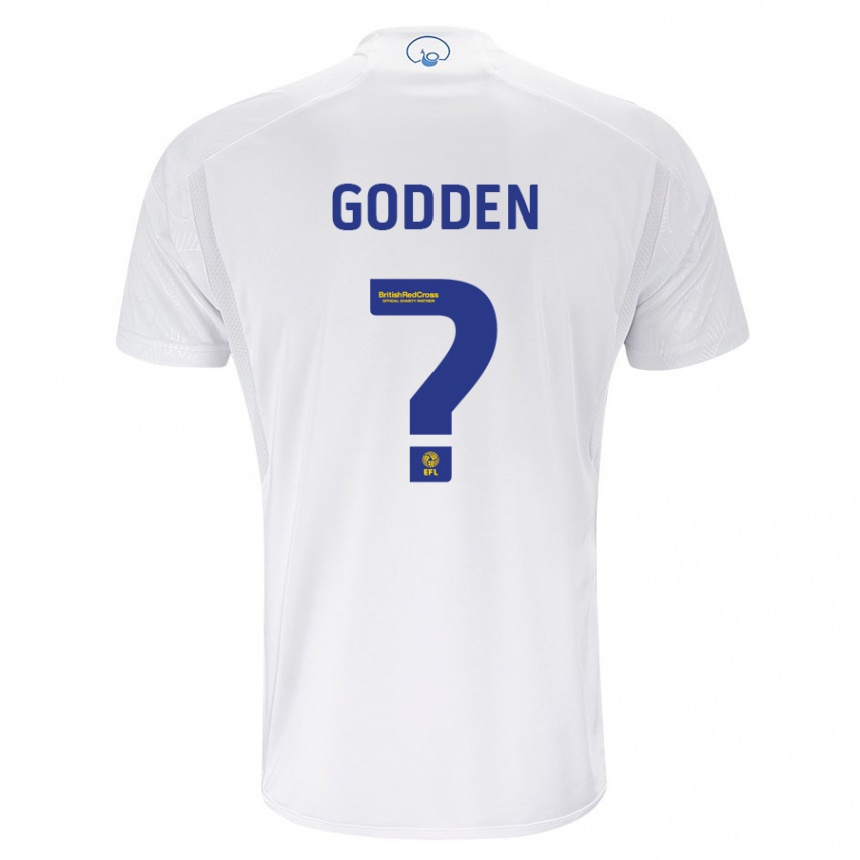 Men Football Scott Godden #0 White Home Jersey 2023/24 T-Shirt