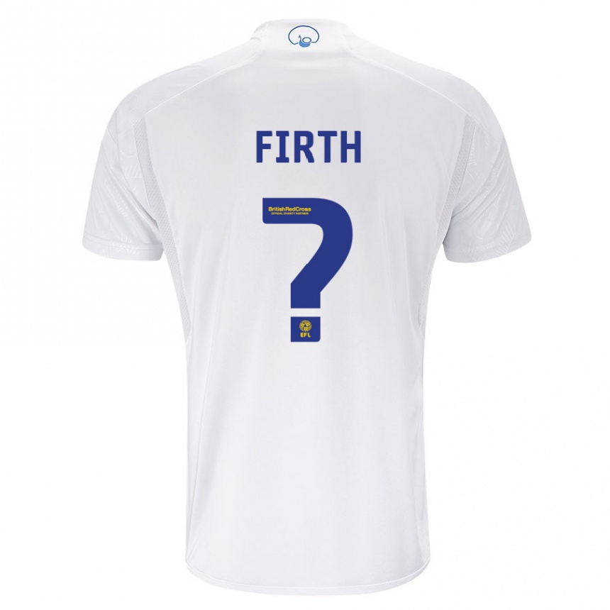 Men Football Will Firth #0 White Home Jersey 2023/24 T-Shirt