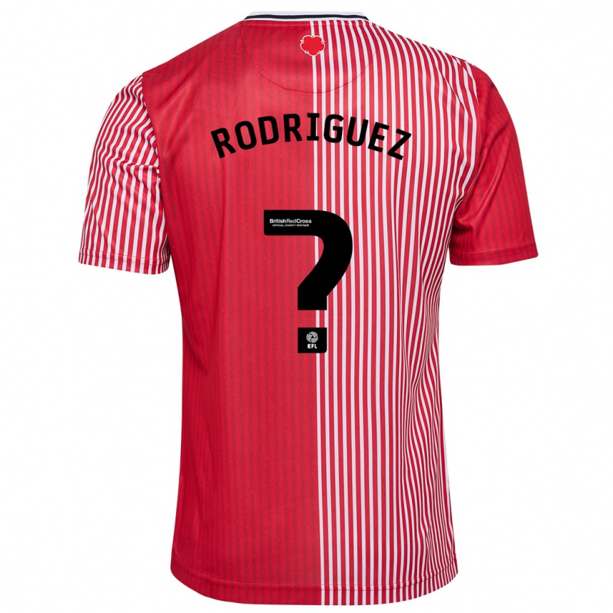 Men Football Alejandro Gomes Rodriguez #0 Red Home Jersey 2023/24 T-Shirt