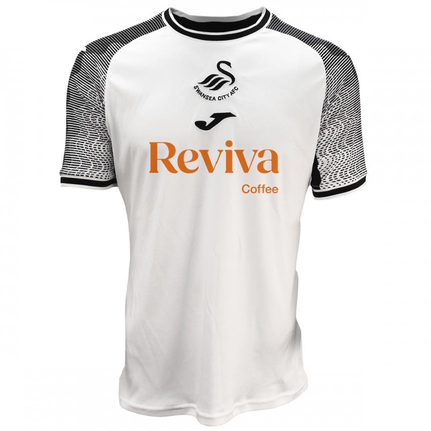 Men Football Iestyn Jones #0 White Home Jersey 2023/24 T-Shirt