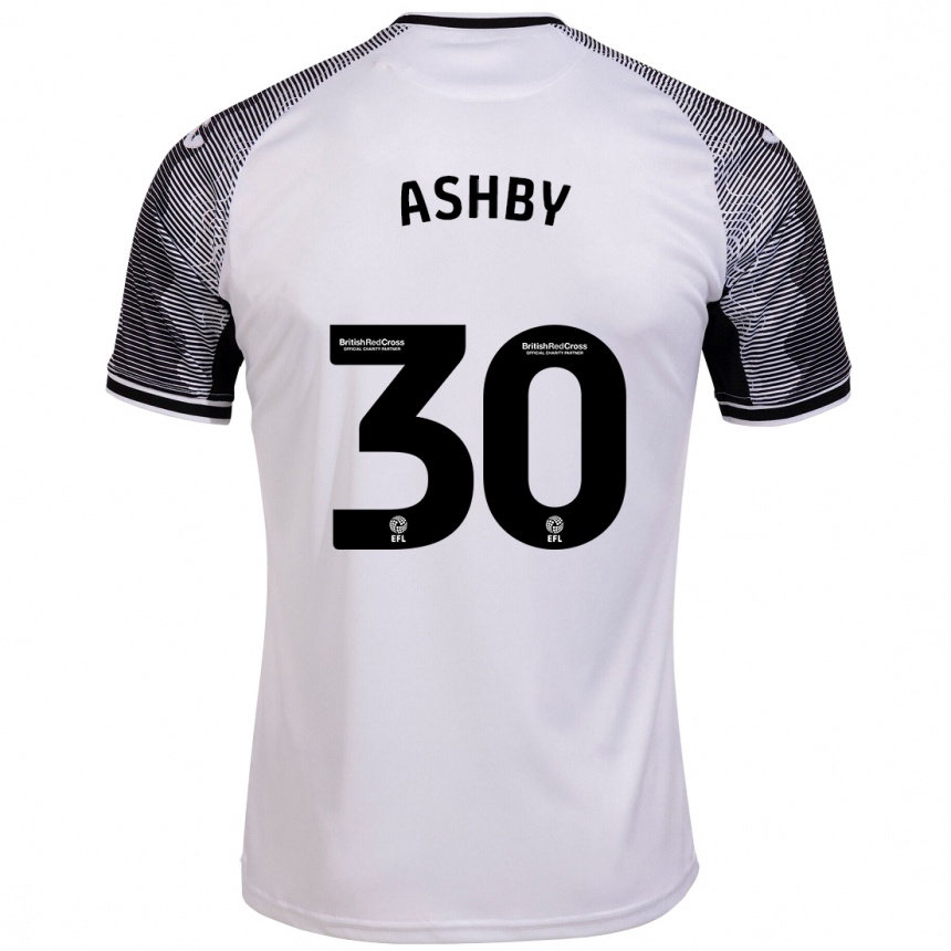Men Football Harrison Ashby #30 White Home Jersey 2023/24 T-Shirt