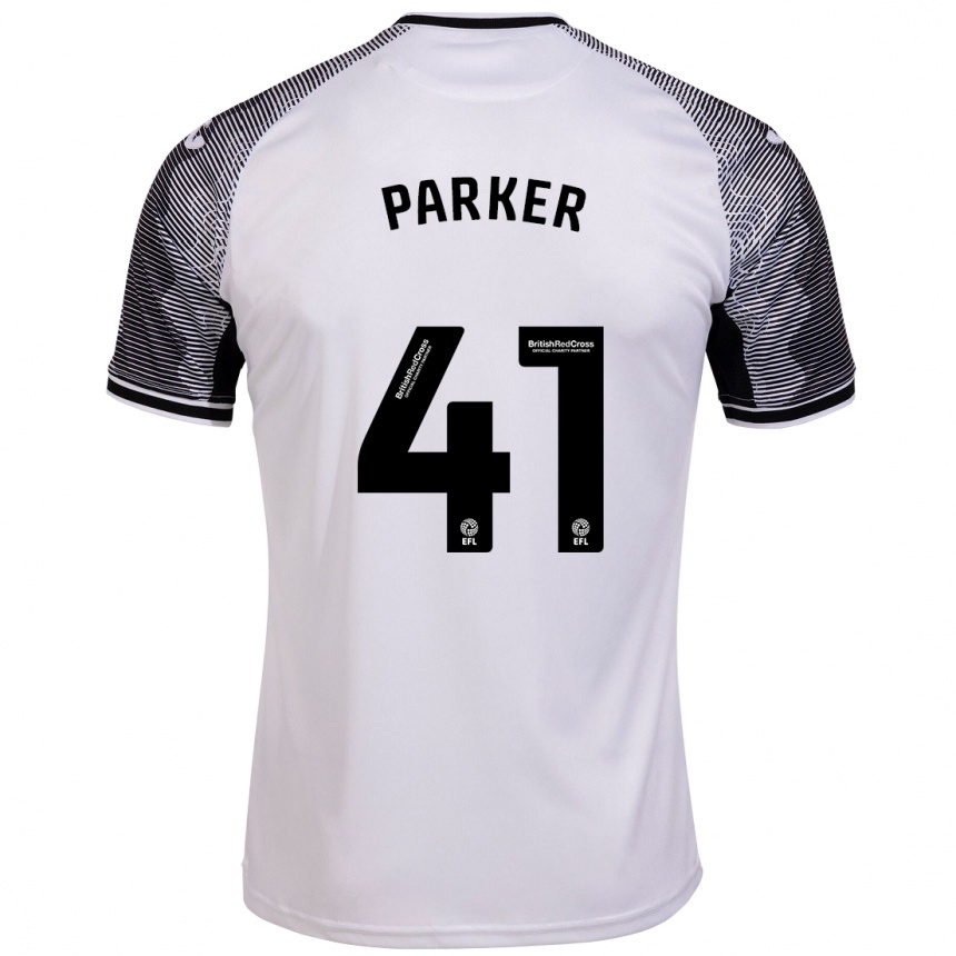 Men Football Sam Parker #41 White Home Jersey 2023/24 T-Shirt