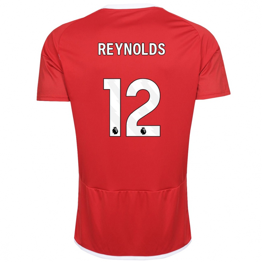 Men Football Niamh Reynolds #12 Red Home Jersey 2023/24 T-Shirt