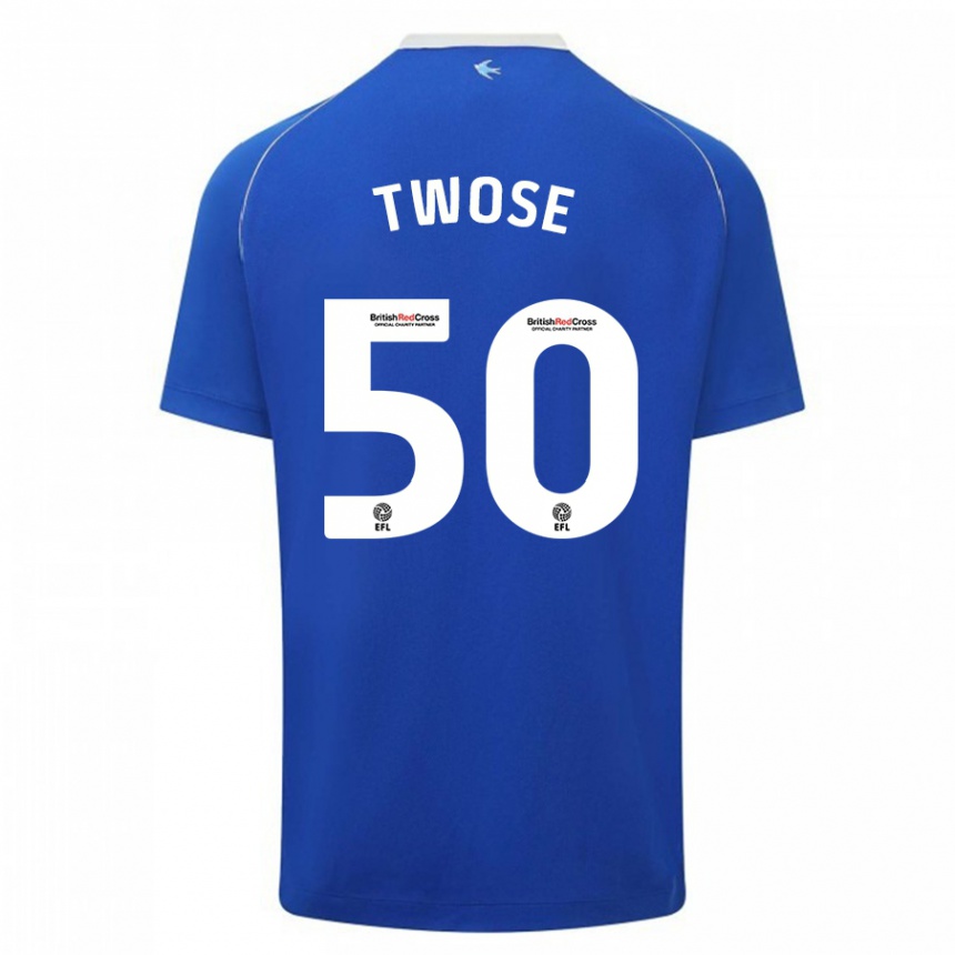 Men Football Cody Twose #50 Blue Home Jersey 2023/24 T-Shirt