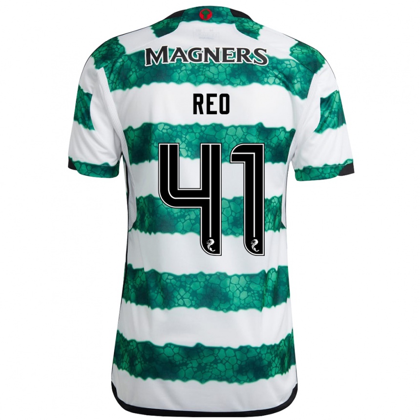 Men Football Reo Hatate #41 Green Home Jersey 2023/24 T-Shirt