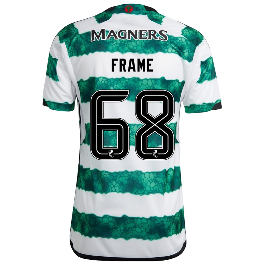 Men Football Mitchel Frame #68 Green Home Jersey 2023/24 T-Shirt