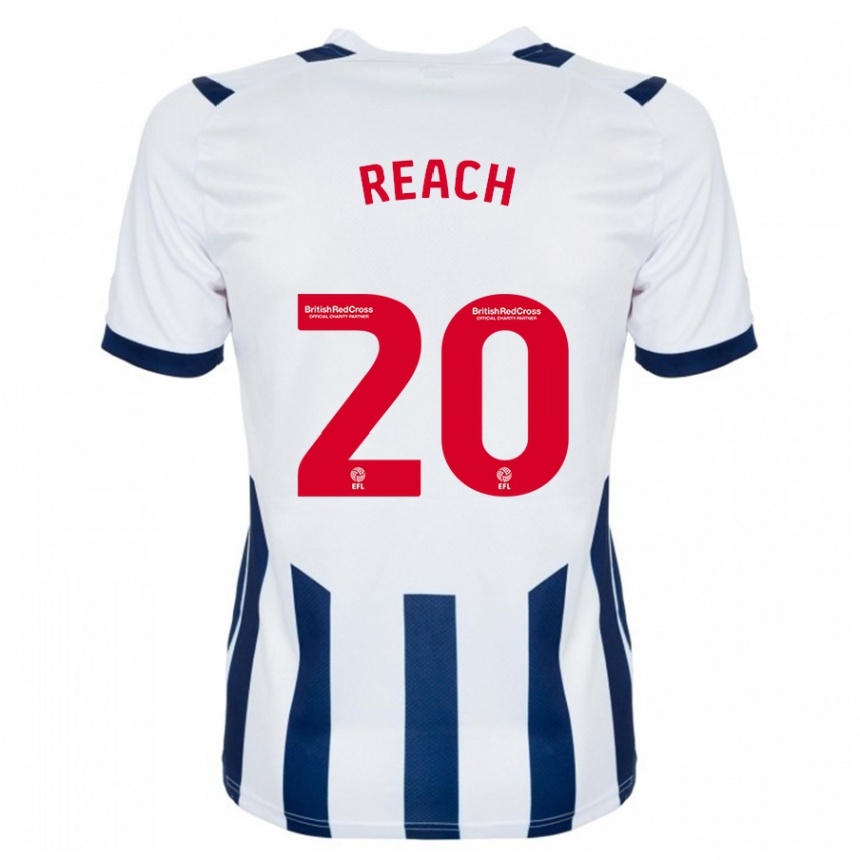 Men Football Adam Reach #20 White Home Jersey 2023/24 T-Shirt