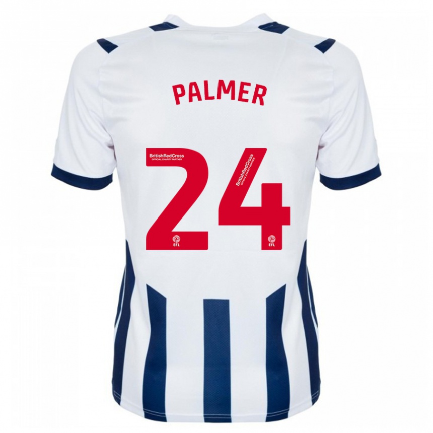 Men Football Alex Palmer #24 White Home Jersey 2023/24 T-Shirt
