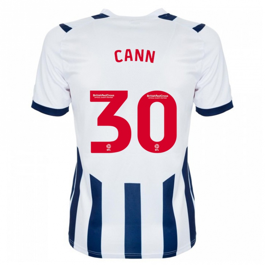 Men Football Ted Cann #30 White Home Jersey 2023/24 T-Shirt