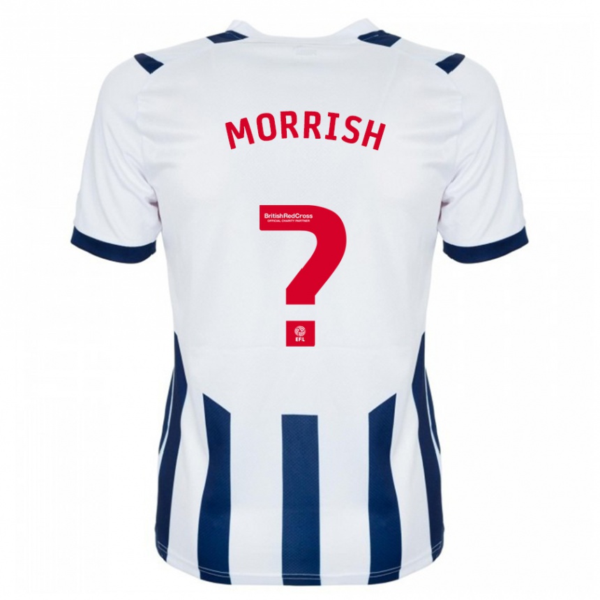 Men Football Rhys Morrish #0 White Home Jersey 2023/24 T-Shirt