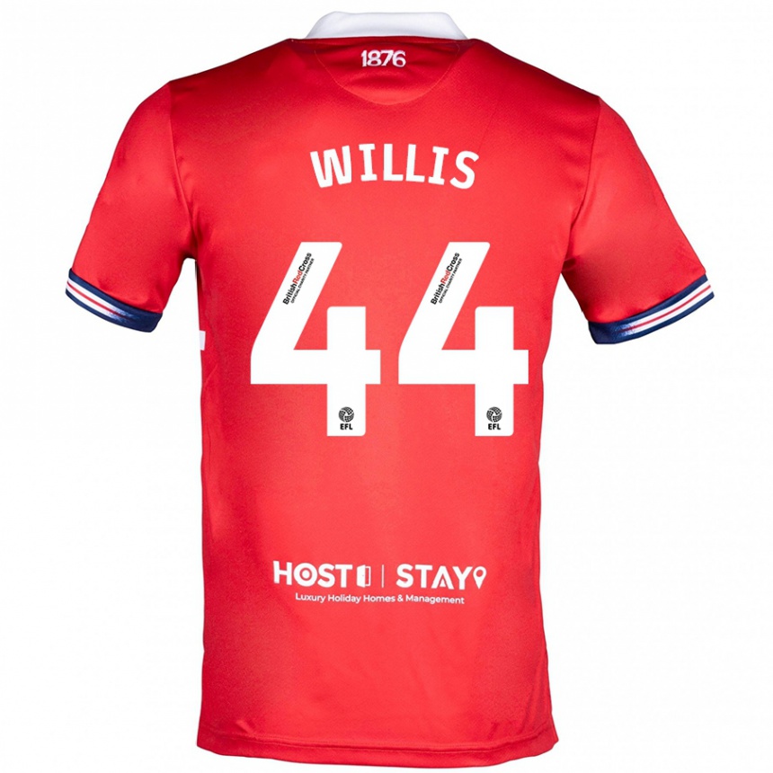 Men Football Pharrell Willis #44 Red Home Jersey 2023/24 T-Shirt