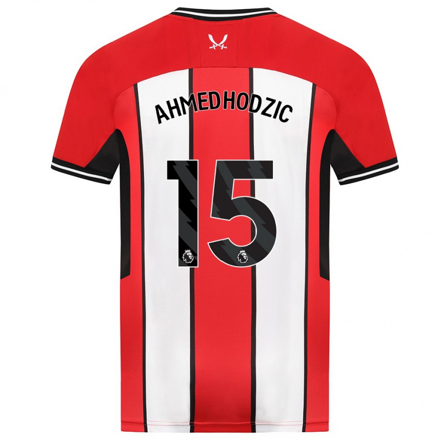 Men Football Anel Ahmedhodzic #15 Red Home Jersey 2023/24 T-Shirt