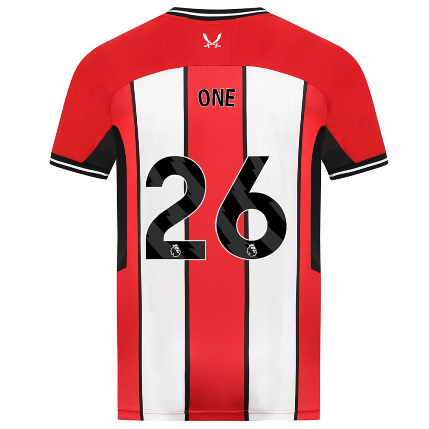 Men Football Ryan Oné #26 Red Home Jersey 2023/24 T-Shirt