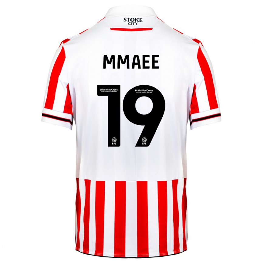 Men Football Ryan Mmaee #19 Red White Home Jersey 2023/24 T-Shirt