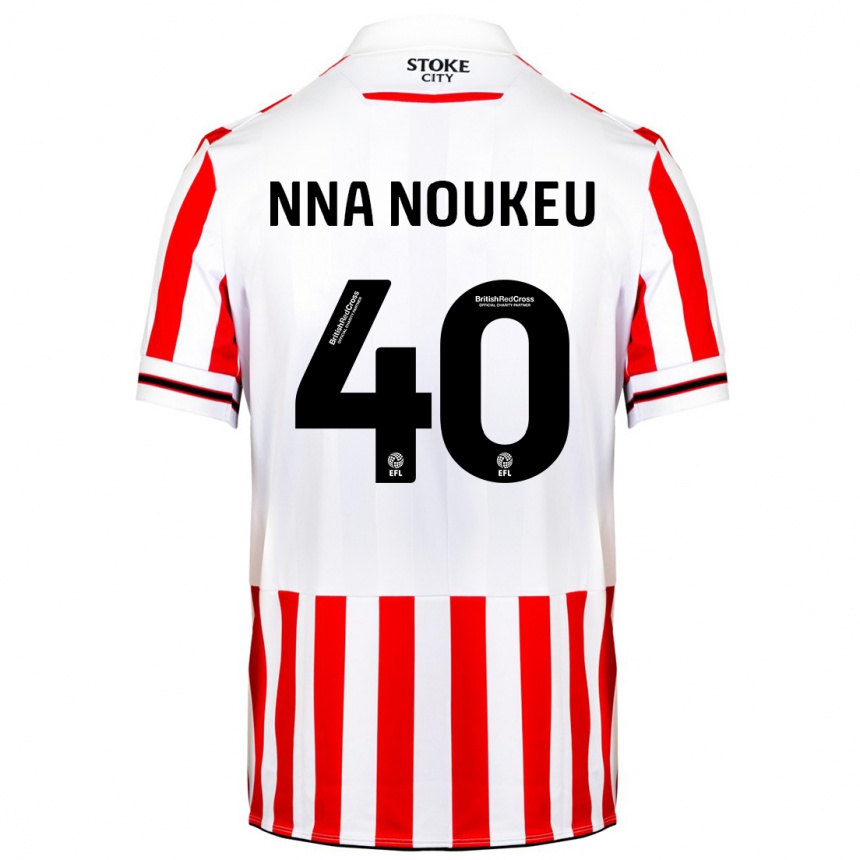 Men Football Blondy Nna Noukeu #40 Red White Home Jersey 2023/24 T-Shirt