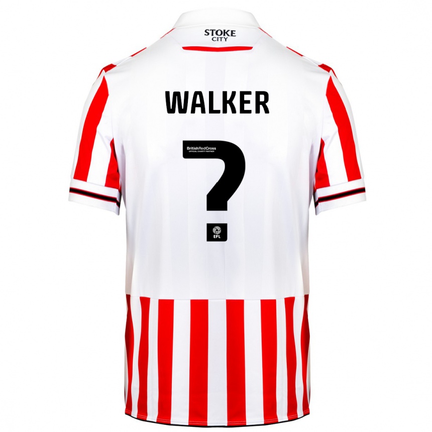 Men Football Lewis Walker #0 Red White Home Jersey 2023/24 T-Shirt