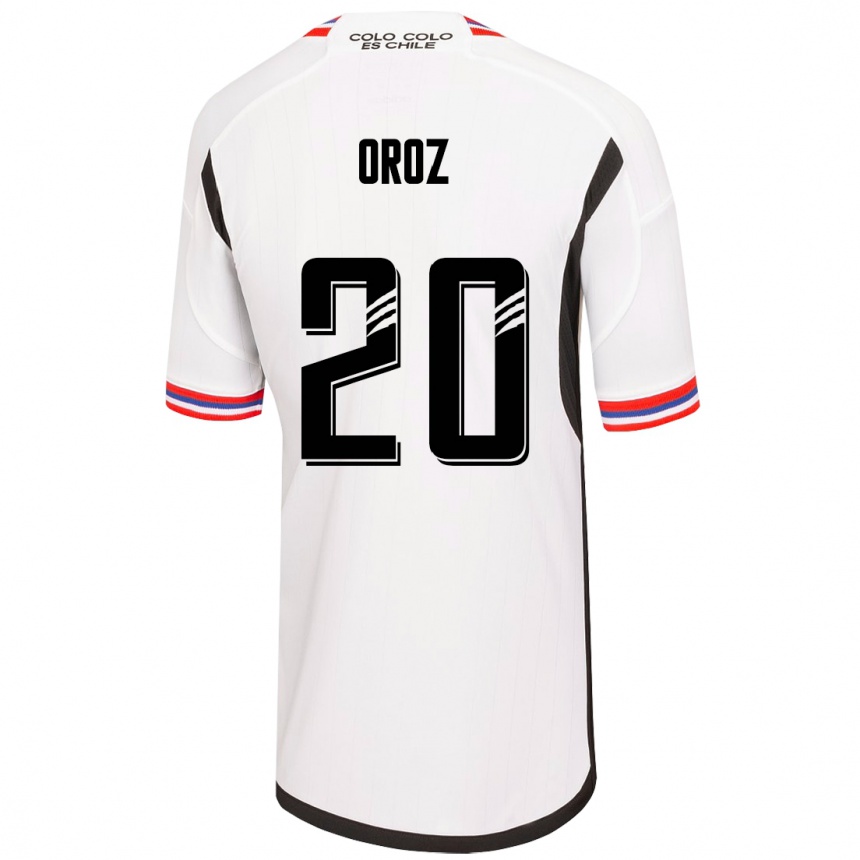 Men Football Alexander Oroz #20 White Home Jersey 2023/24 T-Shirt