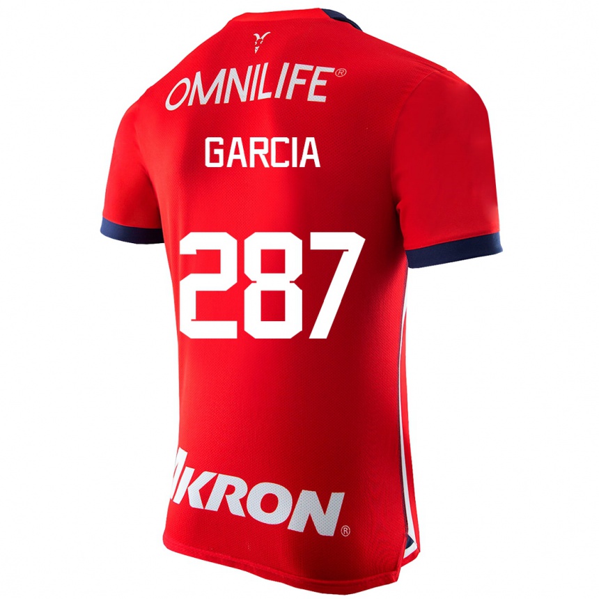 Men Football Gael García #287 Red Home Jersey 2023/24 T-Shirt