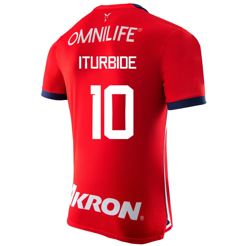 Men Football Adriana Iturbide #10 Red Home Jersey 2023/24 T-Shirt