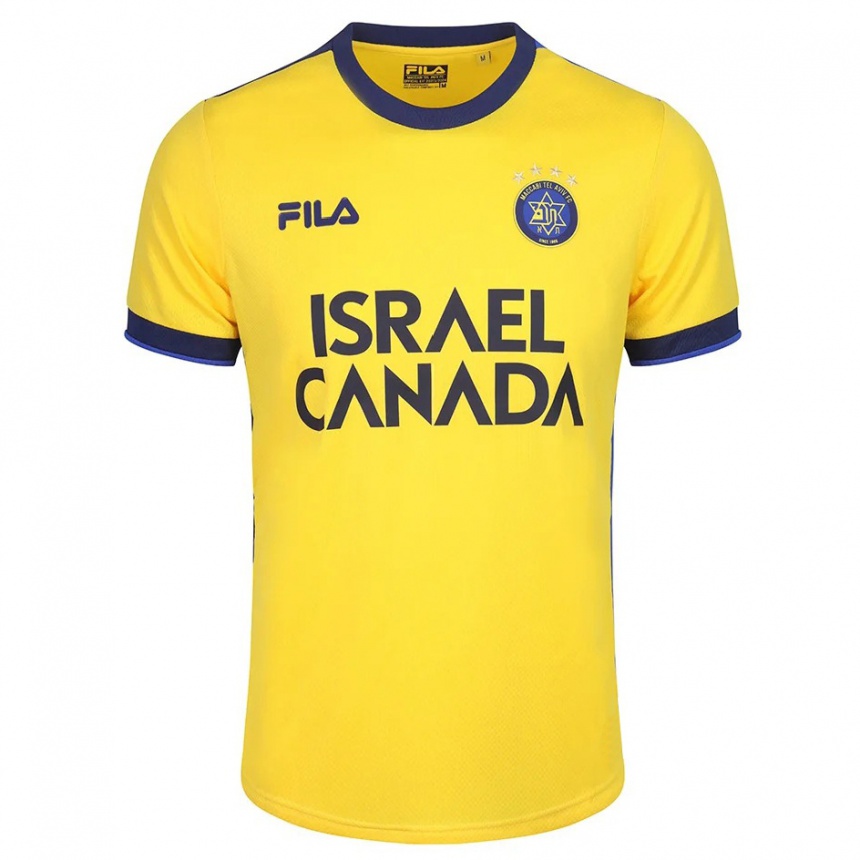 Men Football Yaheli Danor #0 Yellow Home Jersey 2023/24 T-Shirt