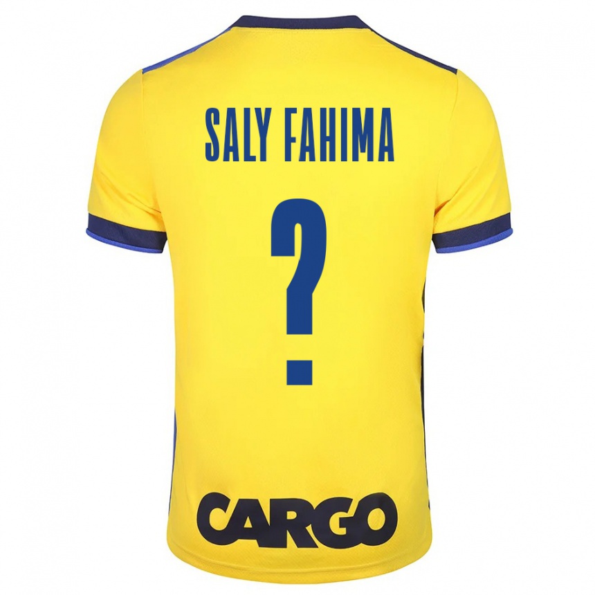 Men Football Israel Saly Fahima #0 Yellow Home Jersey 2023/24 T-Shirt