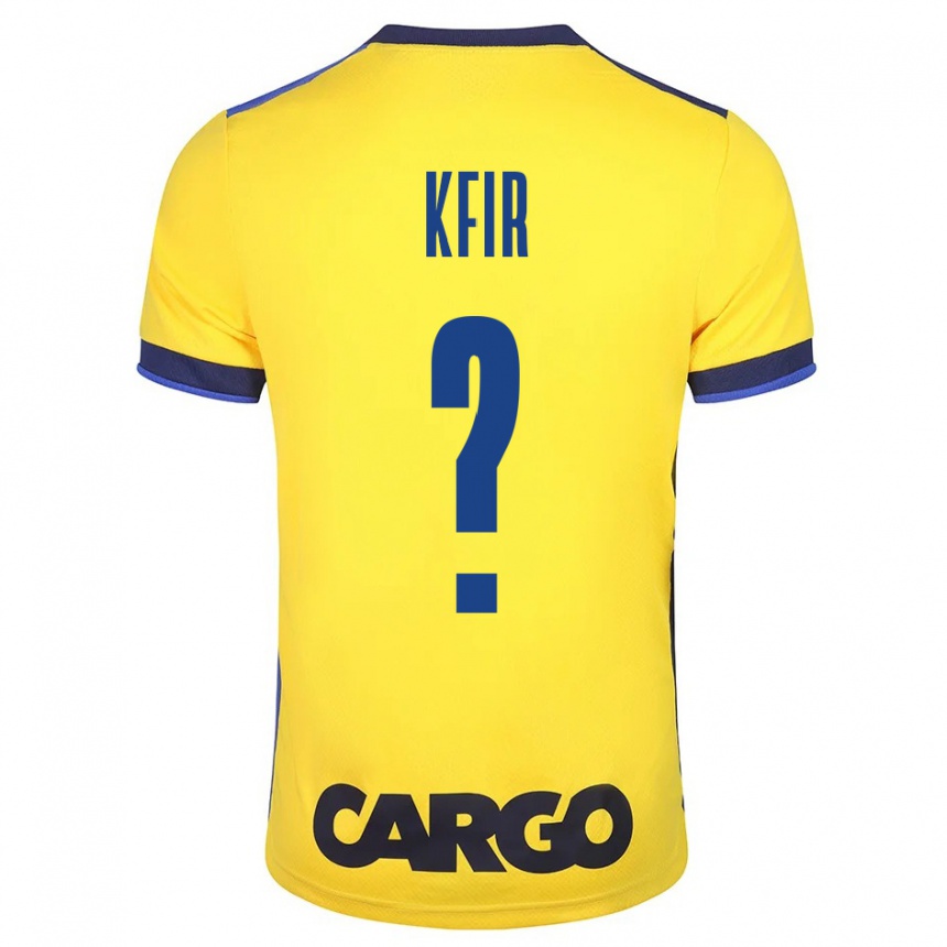 Men Football Yuval Kfir #0 Yellow Home Jersey 2023/24 T-Shirt