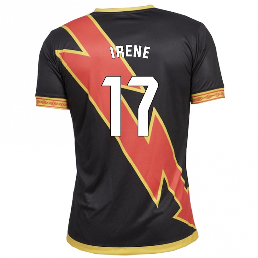 Men Football Irene Rodríguez Basilio #17 Black Away Jersey 2023/24 T-Shirt