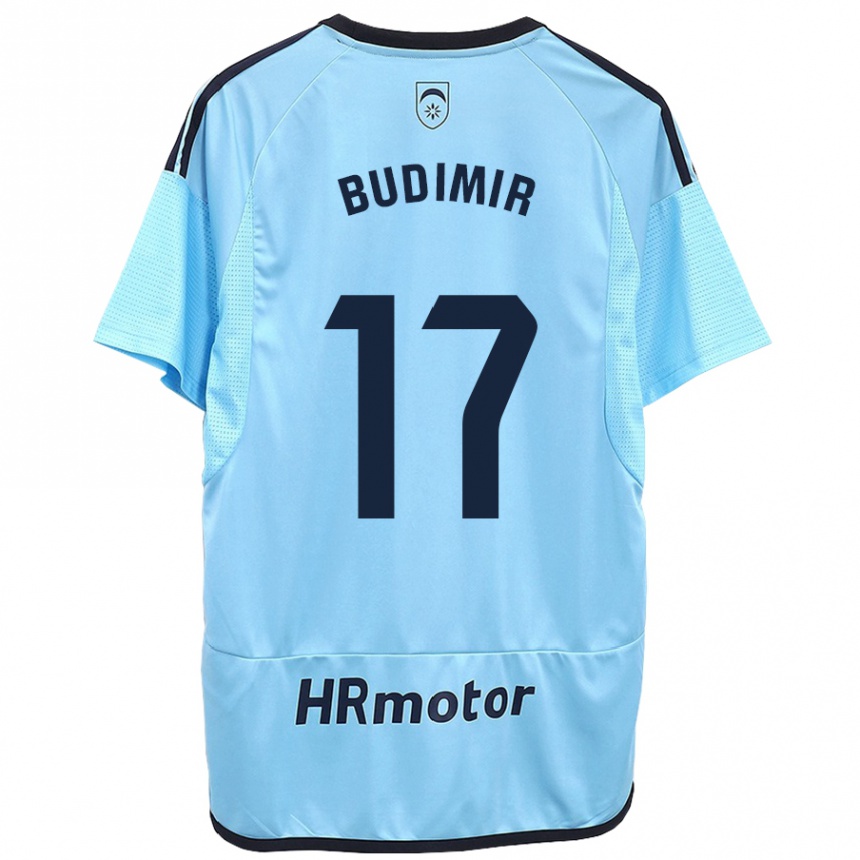 Men Football Ante Budimir #17 Blue Away Jersey 2023/24 T-Shirt