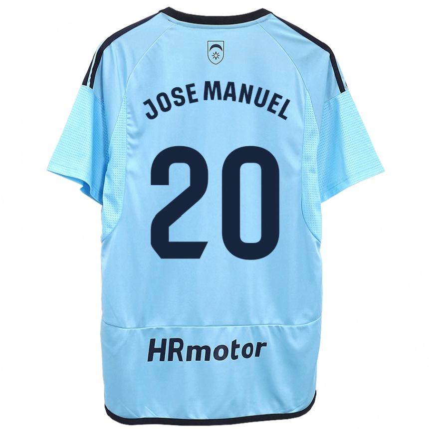 Men Football José Manuel Arnáiz #20 Blue Away Jersey 2023/24 T-Shirt