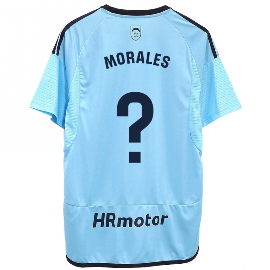 Men Football Anai Morales #0 Blue Away Jersey 2023/24 T-Shirt