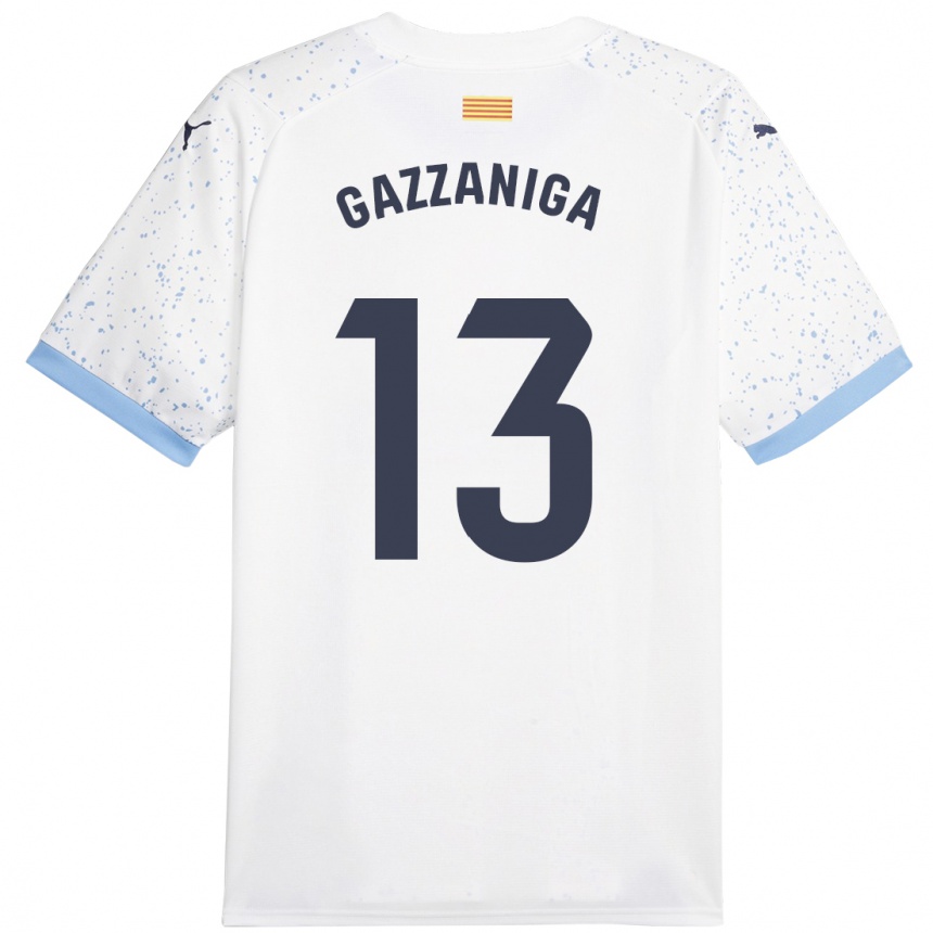 Men Football Paulo Gazzaniga #13 White Away Jersey 2023/24 T-Shirt