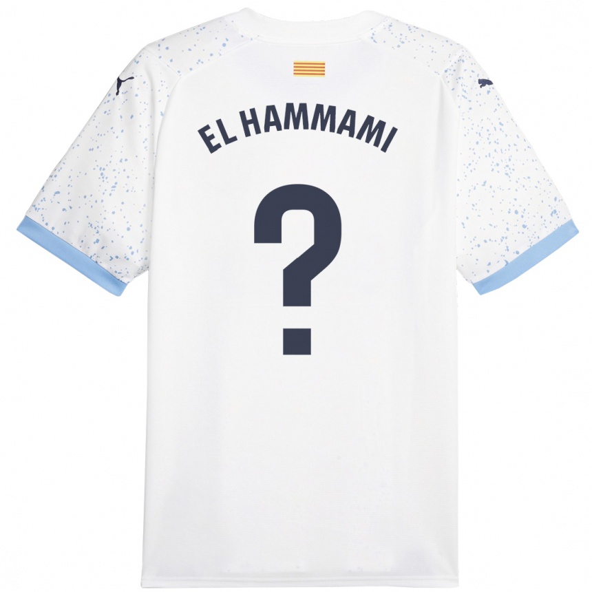 Men Football Ayoub El Hammami #0 White Away Jersey 2023/24 T-Shirt