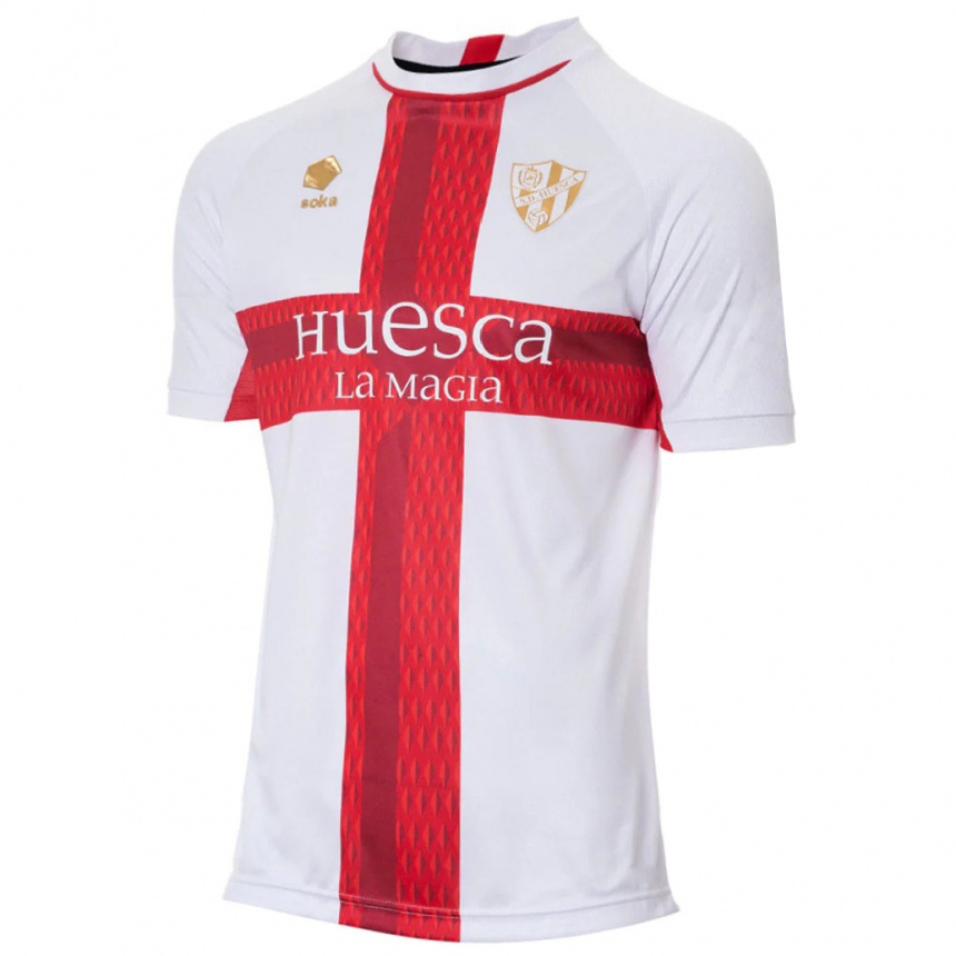 Men Football Verónica Gasca #24 White Away Jersey 2023/24 T-Shirt