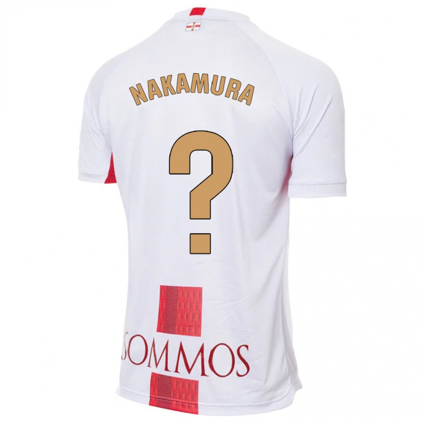 Men Football Togo Nakamura #0 White Away Jersey 2023/24 T-Shirt