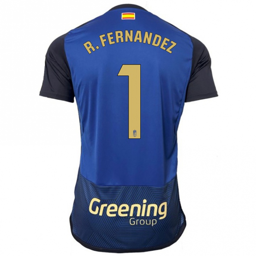Men Football Raúl Fernández #1 Navy Away Jersey 2023/24 T-Shirt