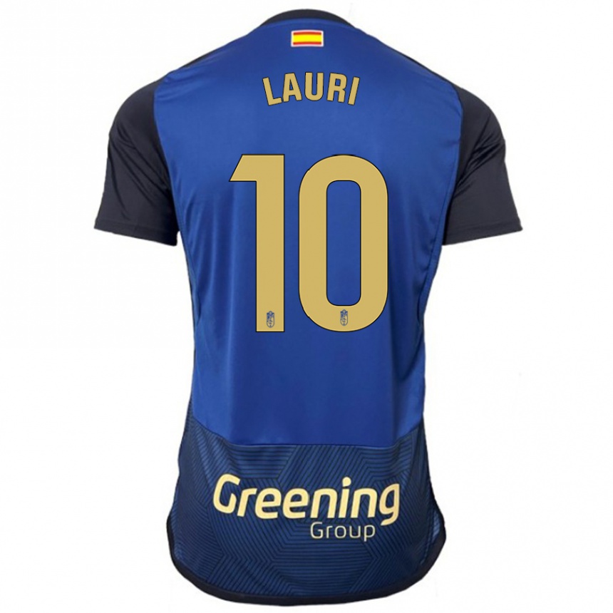 Men Football Lauri #10 Navy Away Jersey 2023/24 T-Shirt