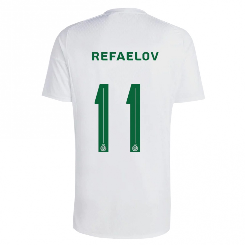 Men Football Lior Refaelov #11 Green Blue Away Jersey 2023/24 T-Shirt