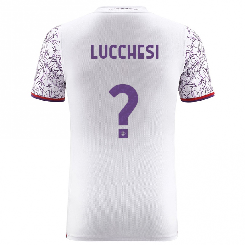 Men Football Andrea Lucchesi #0 White Away Jersey 2023/24 T-Shirt