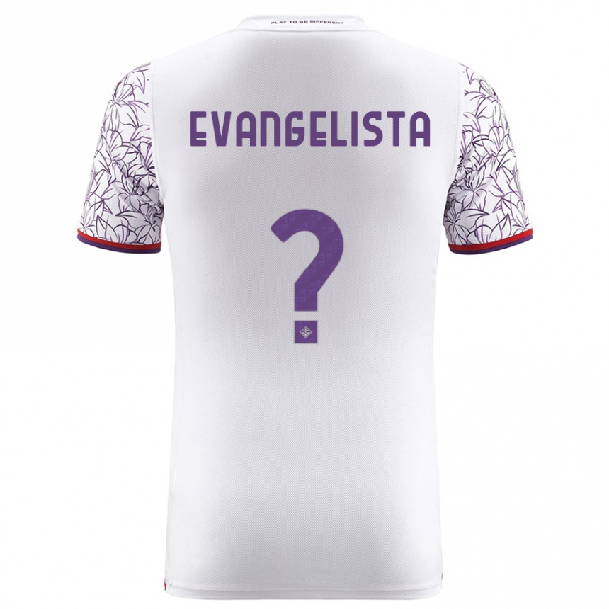 Men Football Carlo Evangelista #0 White Away Jersey 2023/24 T-Shirt