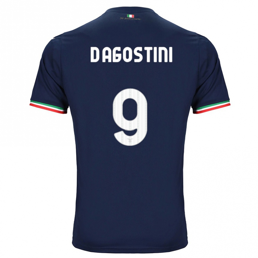 Men Football Lorenzo D'agostini #9 Navy Away Jersey 2023/24 T-Shirt