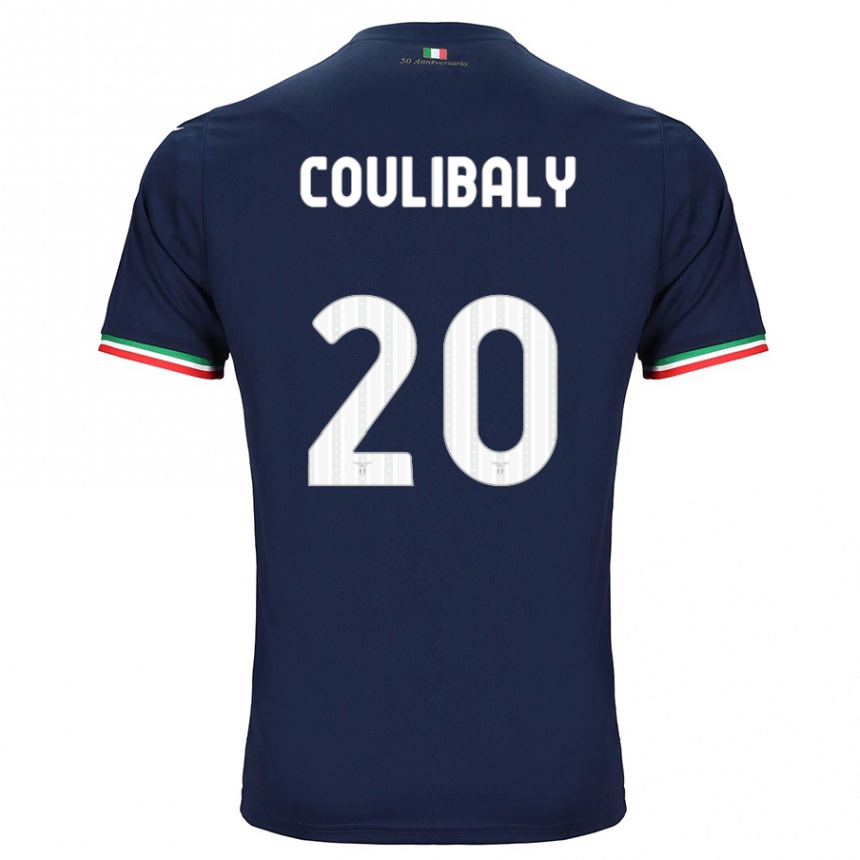Men Football Larsson Coulibaly #20 Navy Away Jersey 2023/24 T-Shirt