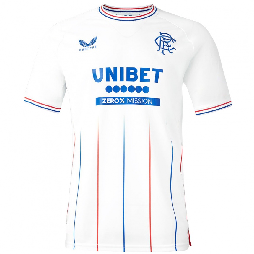 Men Football James Tavernier #2 White Away Jersey 2023/24 T-Shirt