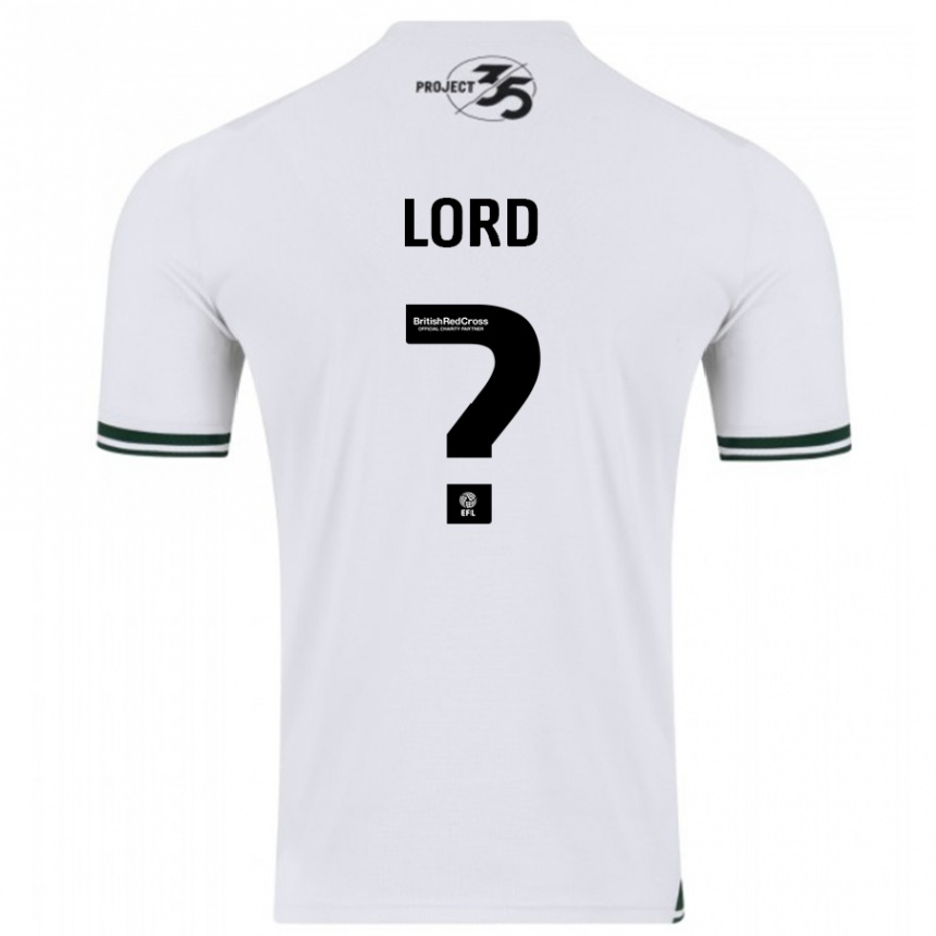 Men Football Sam Lord #0 White Away Jersey 2023/24 T-Shirt