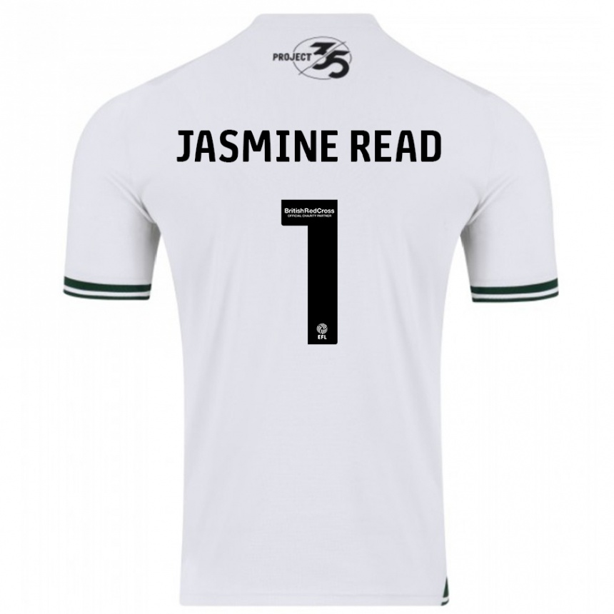 Men Football Jasmine Read #1 White Away Jersey 2023/24 T-Shirt