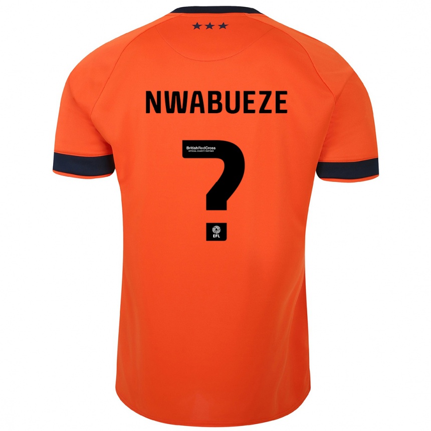 Men Football Jesse Nwabueze #0 Orange Away Jersey 2023/24 T-Shirt