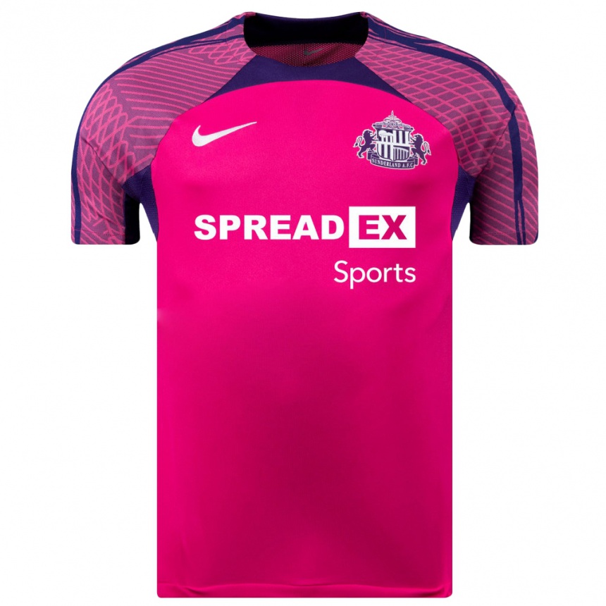 Men Football Grace Ede #16 Purple Away Jersey 2023/24 T-Shirt