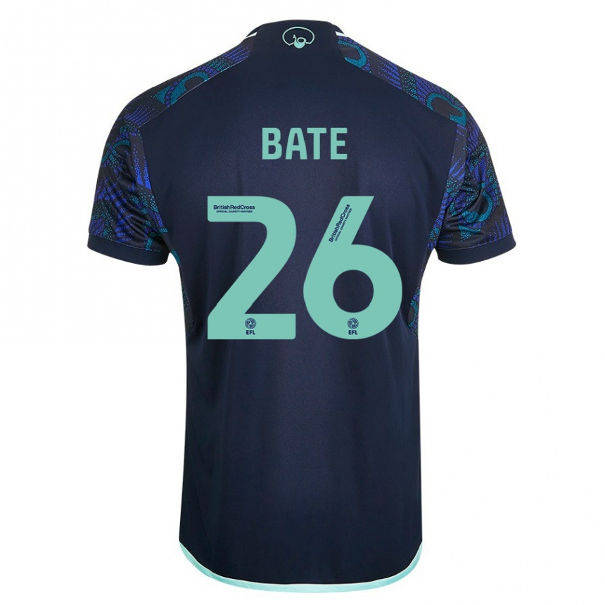 Men Football Lewis Bate #26 Blue Away Jersey 2023/24 T-Shirt