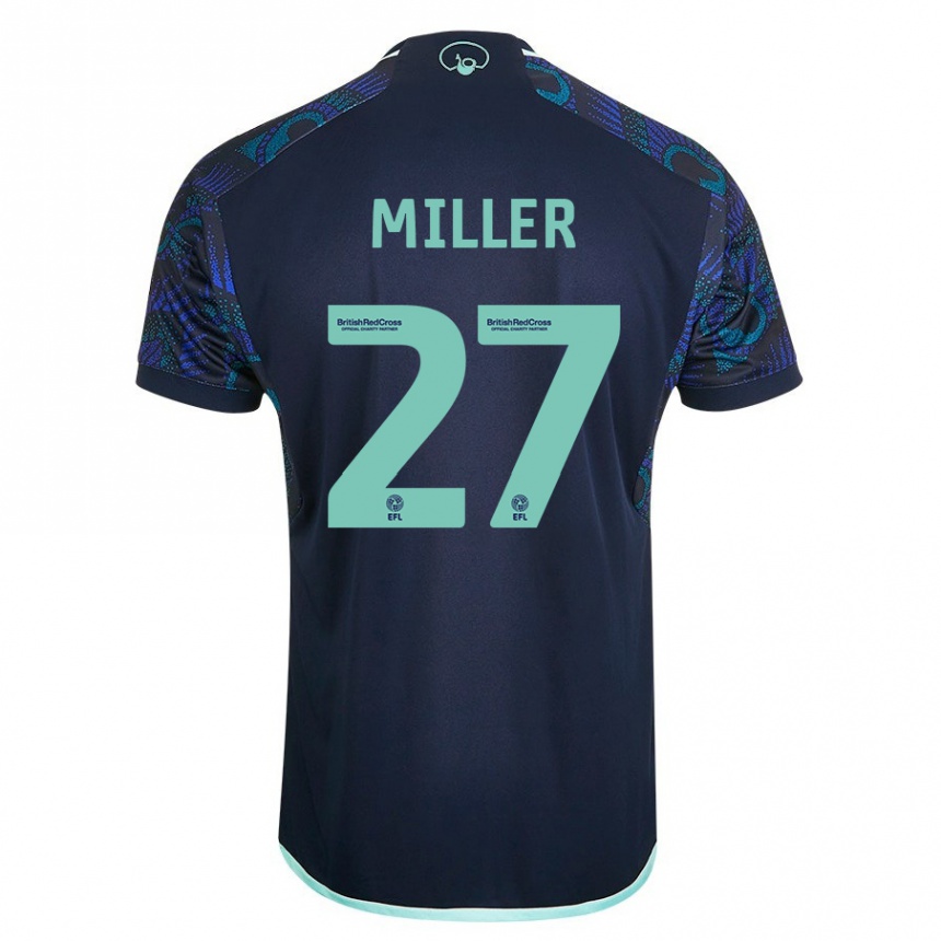 Men Football Amari Miller #27 Blue Away Jersey 2023/24 T-Shirt