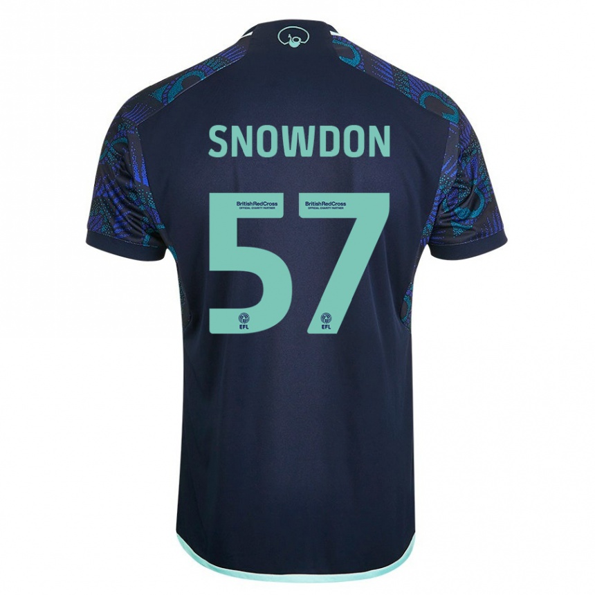 Men Football Joe Snowdon #57 Blue Away Jersey 2023/24 T-Shirt